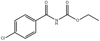 ethyl 4-chlorobenzoylcarbamate Struktur