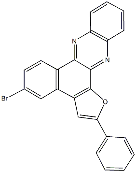 5-bromo-2-phenylbenzo[a]furo[3,2-c]phenazine Struktur