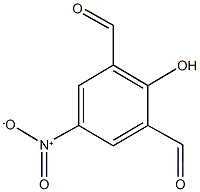 2-hydroxy-5-nitroisophthalaldehyde Struktur