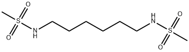 N-{6-[(methylsulfonyl)amino]hexyl}methanesulfonamide Struktur