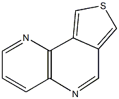 thieno[3,4-c][1,5]naphthyridine Struktur