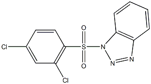 1-[(2,4-dichlorophenyl)sulfonyl]-1H-1,2,3-benzotriazole Struktur