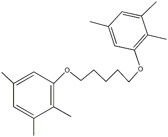 1,2,5-trimethyl-3-{[5-(2,3,5-trimethylphenoxy)pentyl]oxy}benzene Struktur