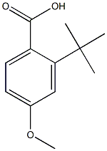 2-tert-butyl-4-methoxybenzoic acid Struktur