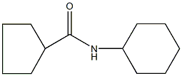 N-cyclohexylcyclopentanecarboxamide Struktur