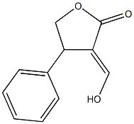 3-(hydroxymethylene)-4-phenyldihydro-2(3H)-furanone Struktur