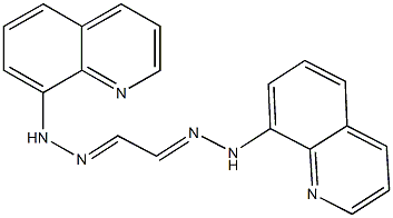 ethanedial bis(8-quinolinylhydrazone) Struktur