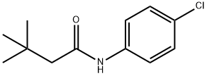 N-(4-chlorophenyl)-3,3-dimethylbutanamide Struktur