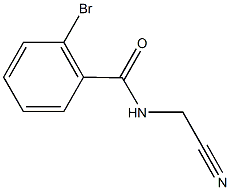 2-bromo-N-(cyanomethyl)benzamide Struktur