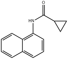 N-(1-naphthyl)cyclopropanecarboxamide Struktur