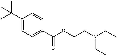 2-(diethylamino)ethyl 4-tert-butylbenzoate Struktur