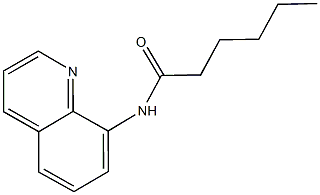 N-(8-quinolinyl)hexanamide Struktur