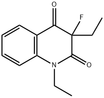 1,3-diethyl-3-fluoro-2,4(1H,3H)-quinolinedione Struktur