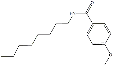 4-methoxy-N-octylbenzamide Struktur