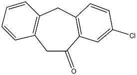 8-chloro-5,11-dihydro-10H-dibenzo[a,d]cyclohepten-10-one Struktur