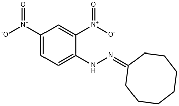 cyclooctanone {2,4-dinitrophenyl}hydrazone Struktur