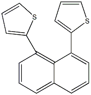 2-[8-(2-thienyl)-1-naphthyl]thiophene Struktur