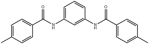 4-methyl-N-{3-[(4-methylbenzoyl)amino]phenyl}benzamide Struktur