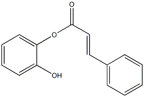 2-hydroxyphenyl 3-phenylacrylate Struktur