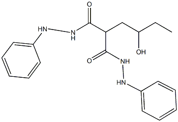 2-(2-hydroxybutyl)-N'~1~,N'~3~-diphenylmalonohydrazide Struktur