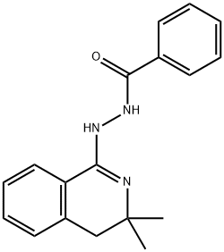 N'-(3,3-dimethyl-3,4-dihydroisoquinolin-1-yl)benzohydrazide Struktur