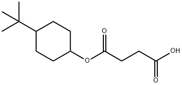 4-[(4-tert-butylcyclohexyl)oxy]-4-oxobutanoic acid Struktur