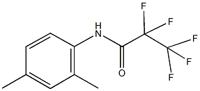 N-(2,4-dimethylphenyl)-2,2,3,3,3-pentafluoropropanamide Struktur