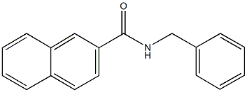 N-benzyl-2-naphthamide Struktur