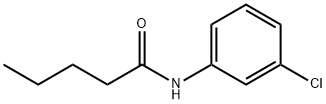 N-(3-chlorophenyl)pentanamide Struktur