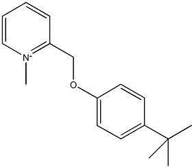 2-[(4-tert-butylphenoxy)methyl]-1-methylpyridinium Struktur