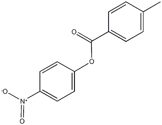 4-nitrophenyl 4-methylbenzoate Struktur