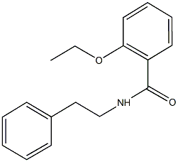 2-ethoxy-N-(2-phenylethyl)benzamide Struktur