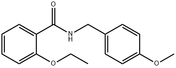 2-ethoxy-N-(4-methoxybenzyl)benzamide Struktur