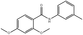 2,4-dimethoxy-N-(3-methylphenyl)benzamide Struktur