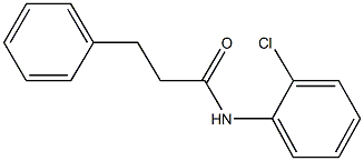 N-(2-chlorophenyl)-3-phenylpropanamide Struktur