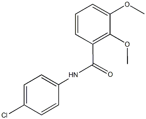 N-(4-chlorophenyl)-2,3-dimethoxybenzamide Struktur