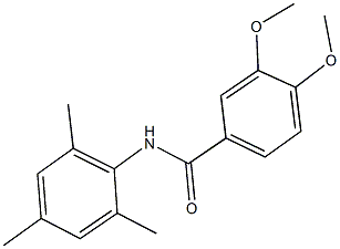 N-mesityl-3,4-dimethoxybenzamide Struktur