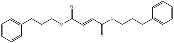 bis(3-phenylpropyl) 2-butenedioate Struktur