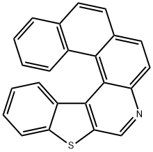 [1]benzothieno[2,3-c]naphtho[1,2-f]quinoline Struktur