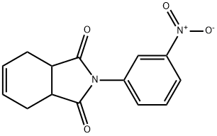 2-{3-nitrophenyl}-3a,4,7,7a-tetrahydro-1H-isoindole-1,3(2H)-dione Struktur