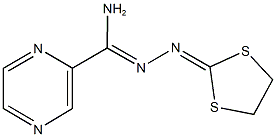 N'-(1,3-dithiolan-2-ylidene)-2-pyrazinecarbohydrazonamide Struktur