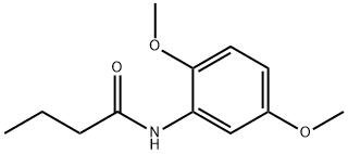 N-(2,5-dimethoxyphenyl)butanamide Struktur