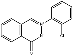 3-(2-chlorophenyl)phthalazin-3-ium-1-olate Struktur