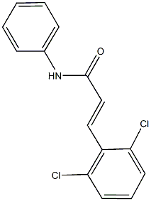 3-(2,6-dichlorophenyl)-N-phenylacrylamide Struktur