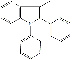 3-methyl-1,2-diphenyl-1H-indole Struktur