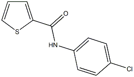 N-(4-chlorophenyl)-2-thiophenecarboxamide Struktur