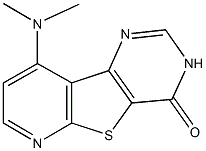 9-(dimethylamino)pyrido[3',2':4,5]thieno[3,2-d]pyrimidin-4(3H)-one Struktur