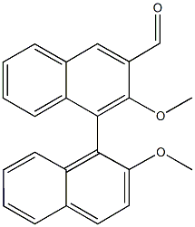 2-formyl-2',3-dimethoxy-1',4-bisnaphthlene Struktur