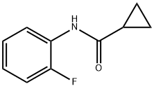 N-(2-fluorophenyl)cyclopropanecarboxamide Struktur