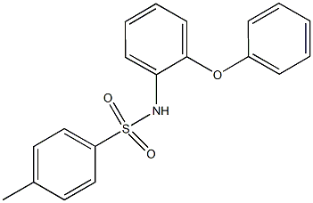 4-methyl-N-(2-phenoxyphenyl)benzenesulfonamide Struktur